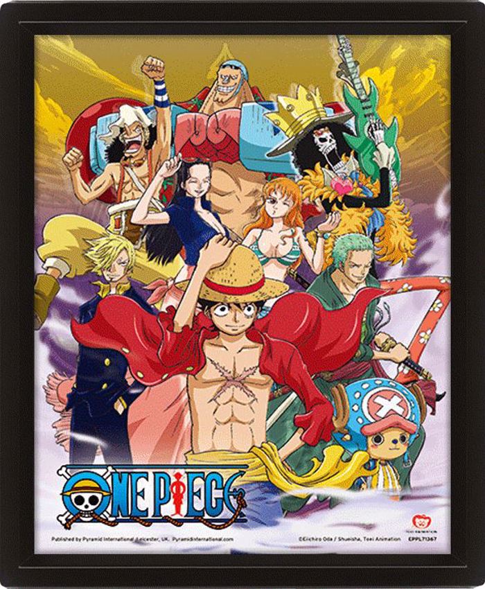 ONE PIECE (STRAW HAT CREW VICTORY AT SUNSET) 3D PRINT
