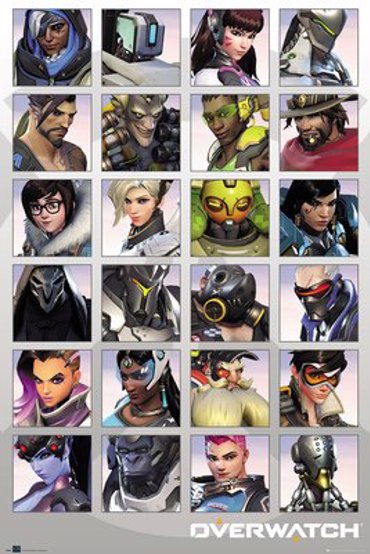 OVERWATCH Character Portraits