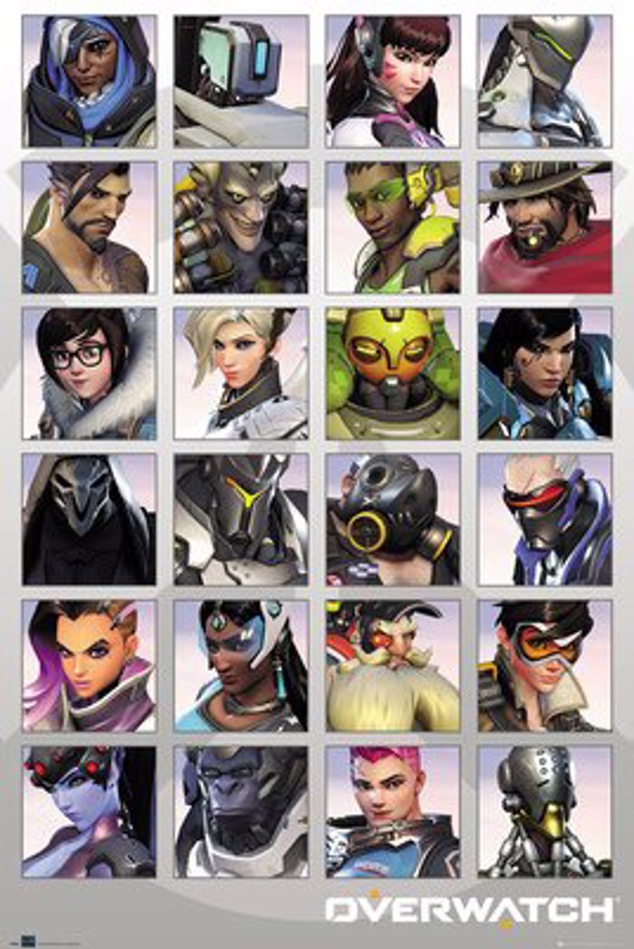 OVERWATCH Character Portraits