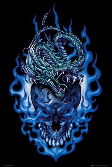 FANTASY BLUE SKULL