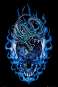 FANTASY BLUE SKULL