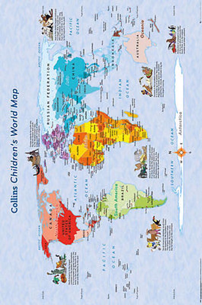 COLLINS CHILDREN'S MMWORLD MAP