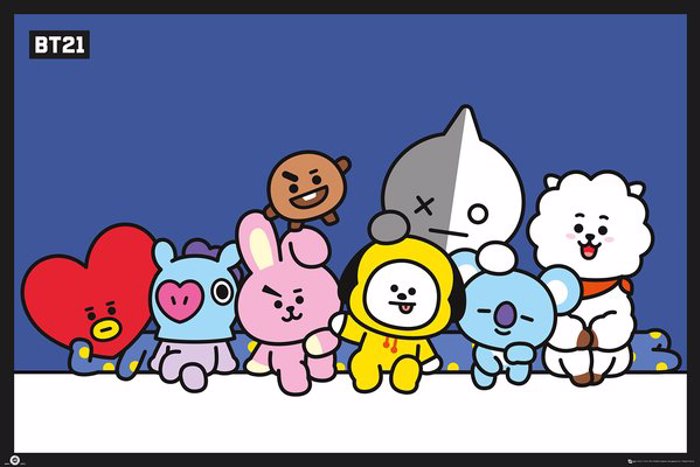 BT21 GROUP BLUE