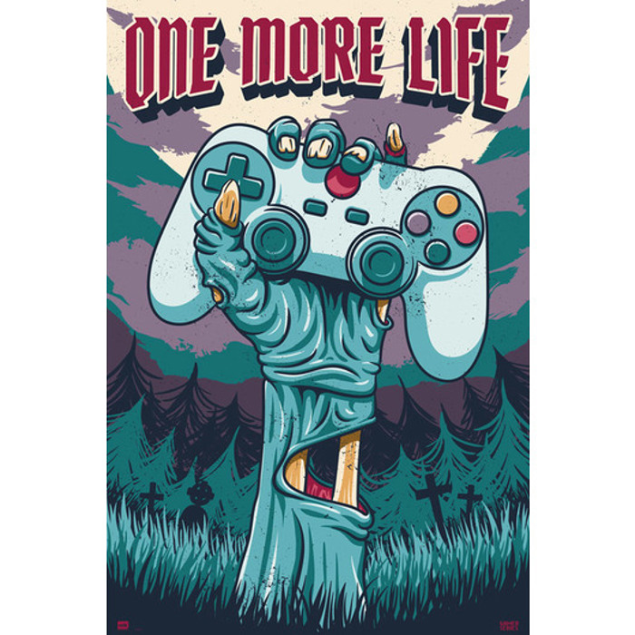 GAMER ON MORE LIFE AFISA 61X91,5