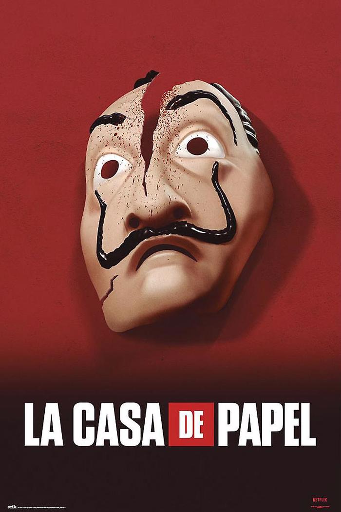 LA CASA DE PAPEL AFISSA MASKA