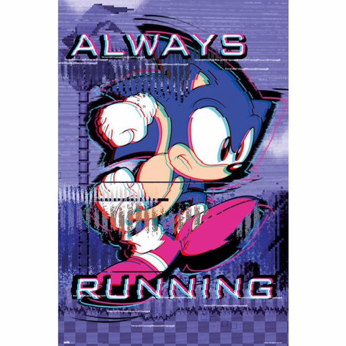 SONIC ALWAYS RUNNING AFISA 61X91,5