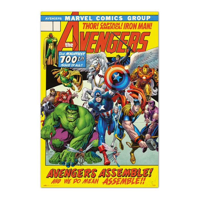 MARVEL AVENGERS 100TH ISSUE AFISA 61X91