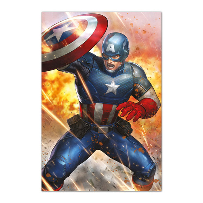 MARVEL CARTAIN AMERICA AFISA 61X91,5