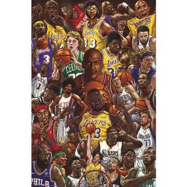 BASKETBALL SUPERSTARS ΑΦΙΣΑ 61X91