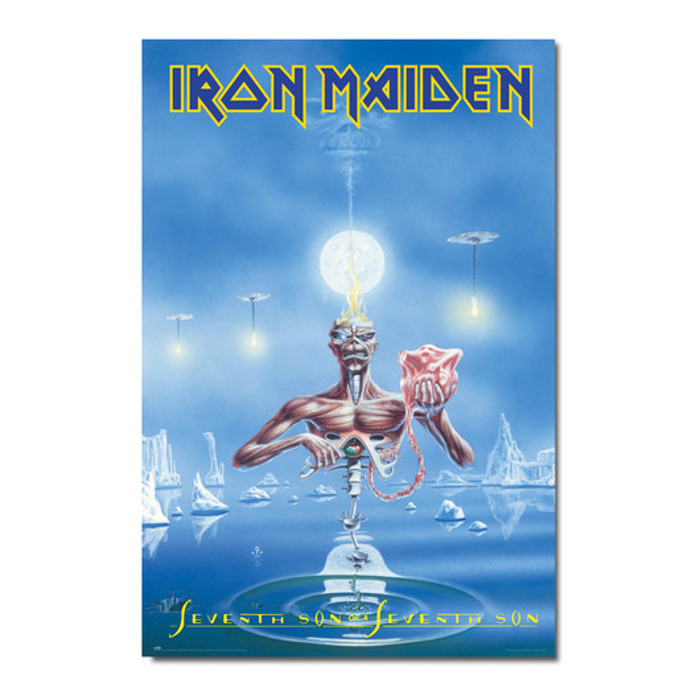 IRON MAIDEN SEVENTH SON AFISA 61X91,5