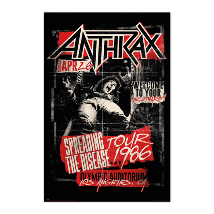 ANTHRAX SPREADING 1986 AFISA 61X91,5