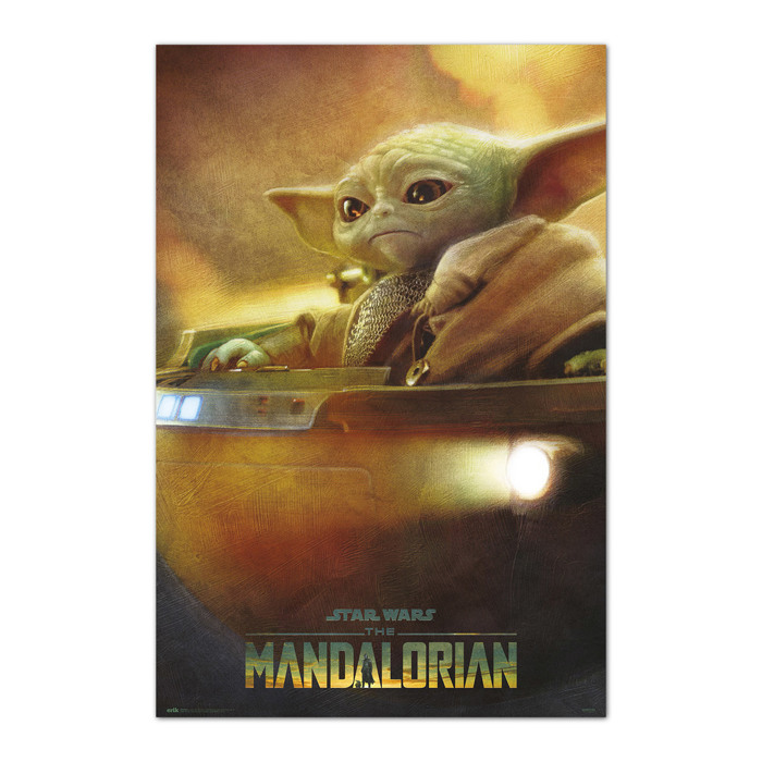 STAR WARS THE MANDALORIAN GROGU POD AFISA 61X91,5