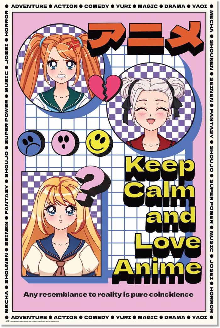 KEEP CALM AND LOVE ANIME 