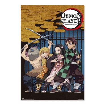 DEMON SLAYER DRUM MANSION POSTER