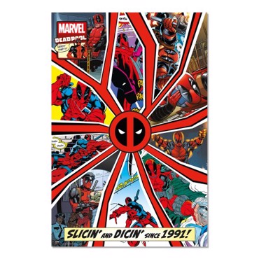 MARVELDEADPOOLCOMIC COVER 30 YEAR POSTER