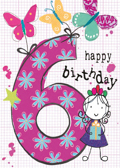 HAPPY BIRTHDAY 6 girl