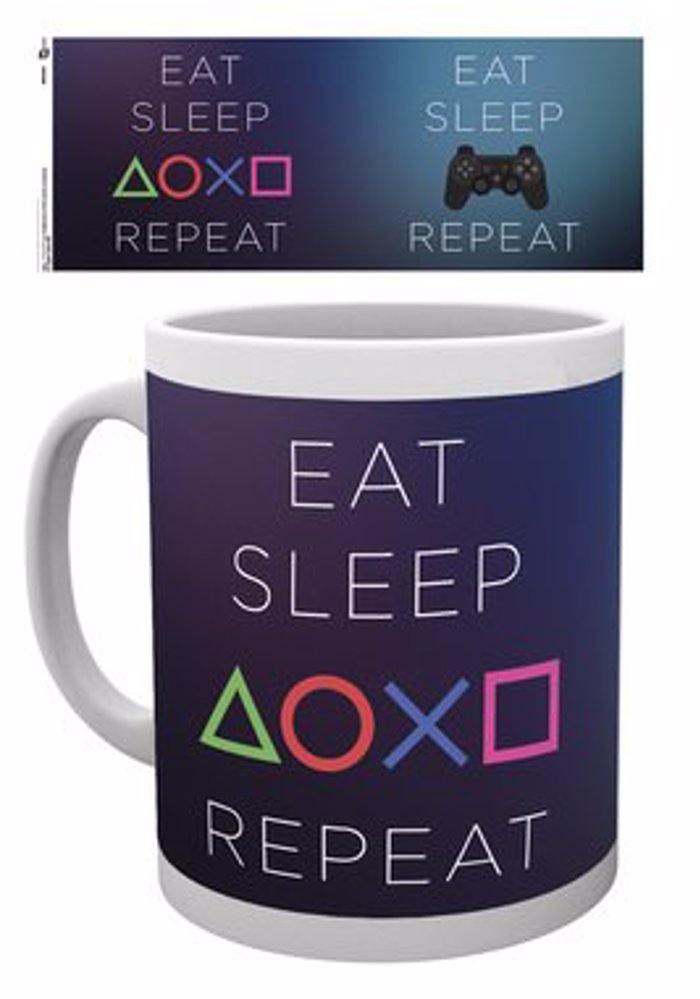 KOuPA APLI PLAYSTATION (EAT SLEEP REPEAT)