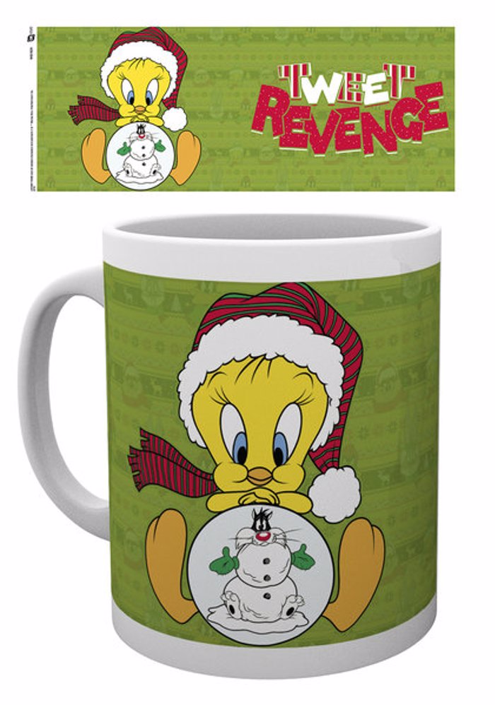 LOONEY TUNES TWEETY CHRISTMAS MUG KOuPES 
