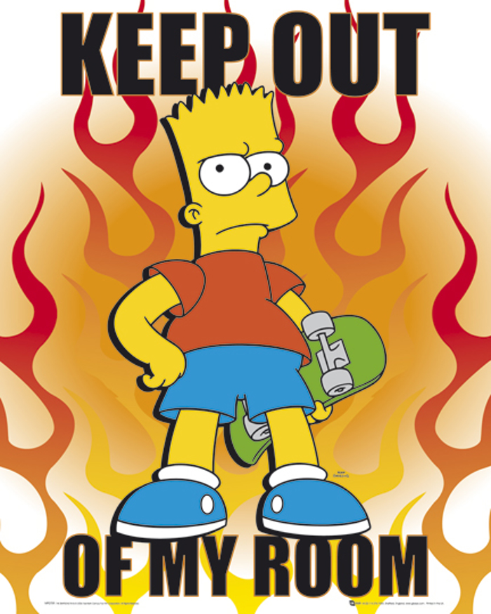 THE SIMPSONS KEEP OUT