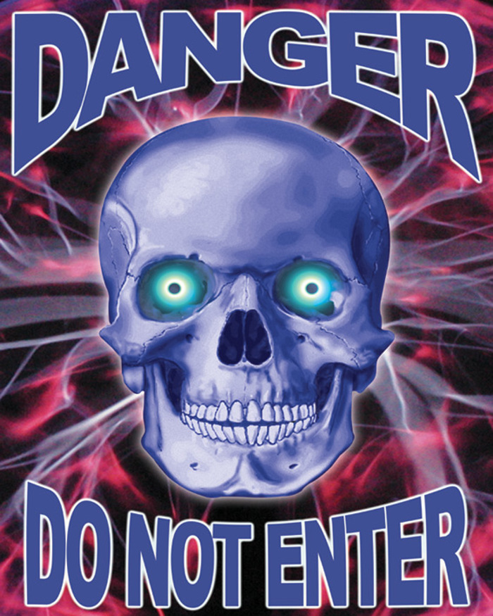 DANGER SKULL(RED)