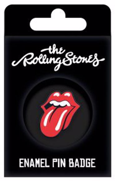 PIN BADGE THE ROLLING STONES (LIPS)