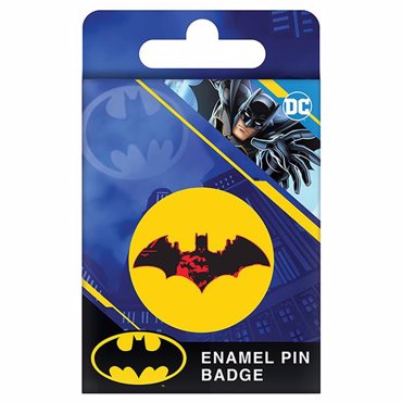 PIN BADGE BATMAN (RED)