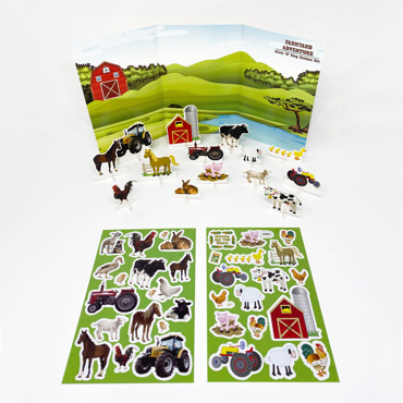 FARMYARD STICK 'N' PLAY STICKERS