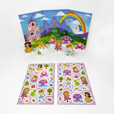 PRINCESS & CASTLE STICK 'N' PLAY STICKERS