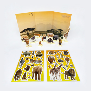 ZOO STICK 'N' PLAY STICKERS