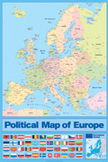 POLITICAL MAP OF EUROPE