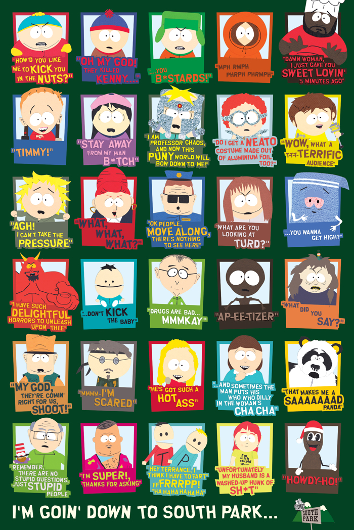 SOUTH PARK AFISES MAXI 61X91