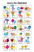 MR MEN LEARN THE ALPHABET EDUCATION