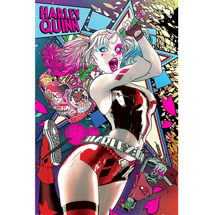 HARLEY QUINN NEON AFISA