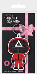 SQUID GAME TRIANGLE GUARD KEYCHAIN