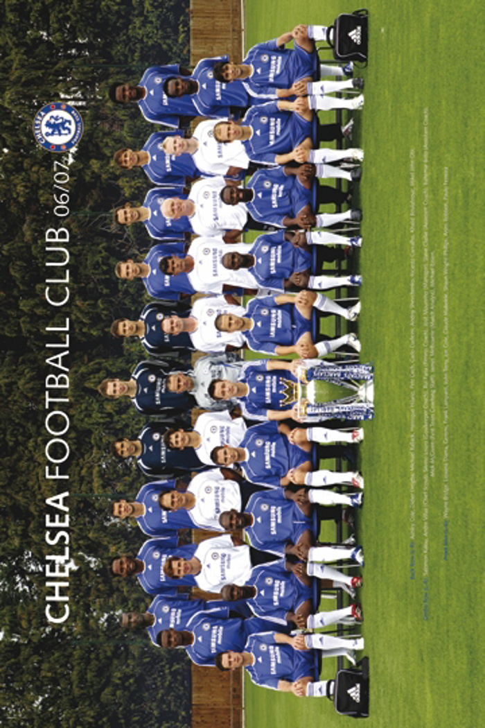 CHELSEY FOOTBALL CLUB TEAM 06/07