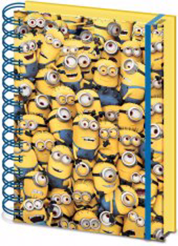 3D NOTEBOOK A5 MINIONS