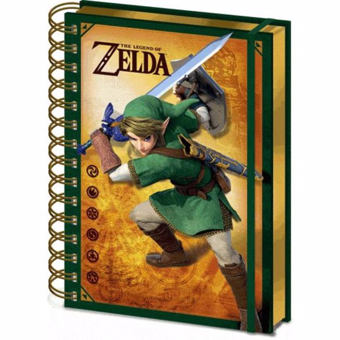 NOTEBOOK 3D THE LEGEND OF ZELDA