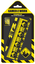 GAMER AT WORK STATIONERY SET