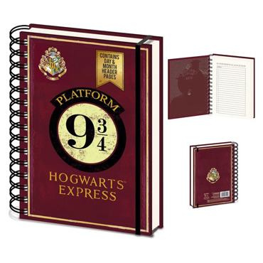 HARRY POTTER (PLATFORM 9 3/4) A5 WIRO UNDATED DIARY NO