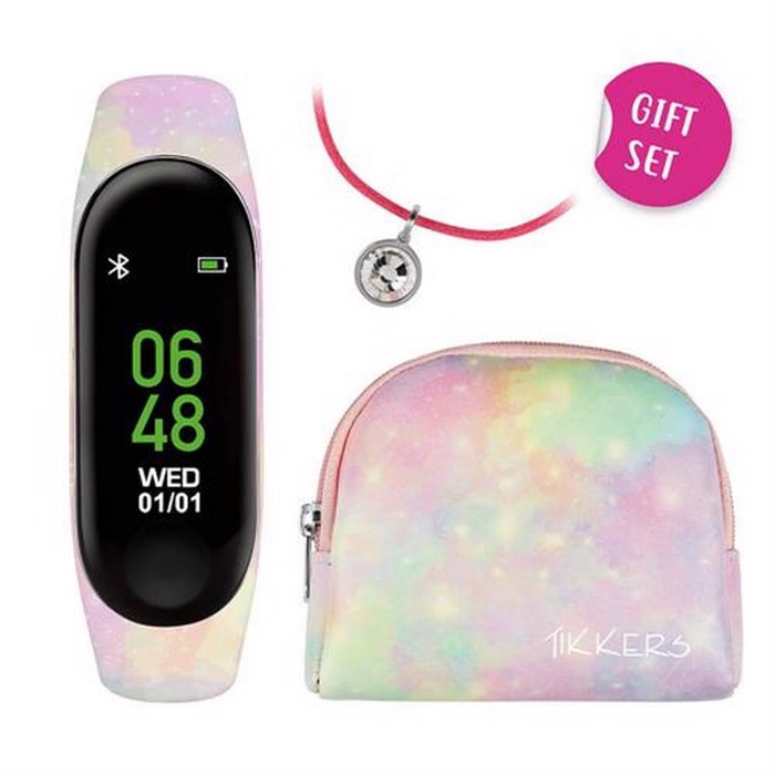 TIKKERS PINK SILI ACTIVITY TRACKER SET