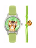 TIKKERS TIGER WATCH & TIGER CHARM BRACELET