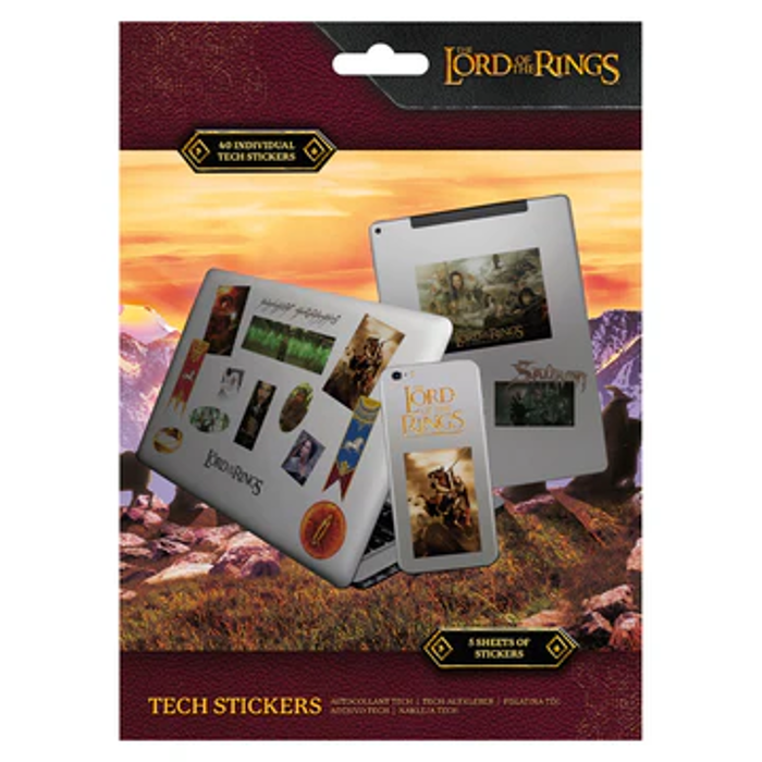 LORD OF THE RINGS TECH STICKER PACK